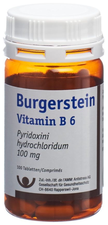 BURGERSTEIN Vitamin B6 Tabl 100 mg Ds 100 Stk – Bild 7