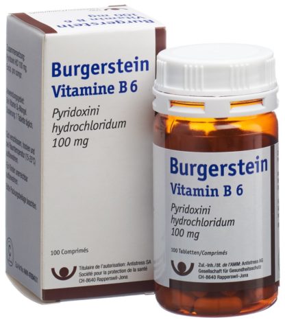 BURGERSTEIN Vitamin B6 Tabl 100 mg Ds 100 Stk – Bild 6