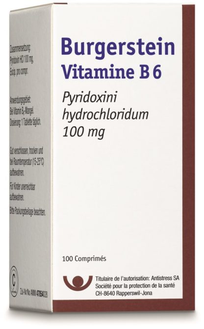 BURGERSTEIN Vitamin B6 Tabl 100 mg Ds 100 Stk – Bild 4