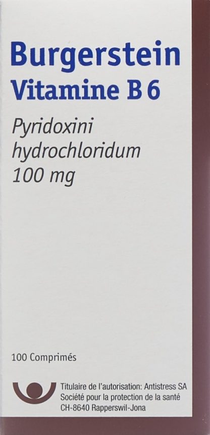 BURGERSTEIN Vitamin B6 Tabl 100 mg Ds 100 Stk – Bild 2