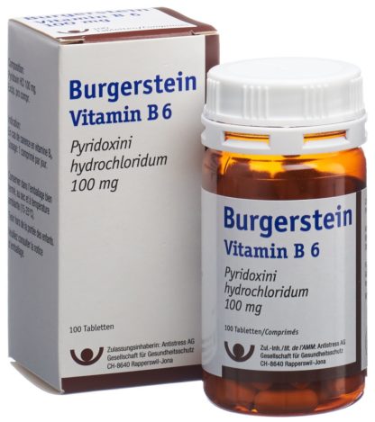 BURGERSTEIN Vitamin B6 Tabl 100 mg Ds 100 Stk – Bild 5