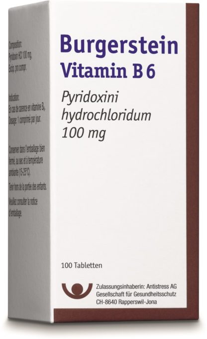 BURGERSTEIN Vitamin B6 Tabl 100 mg Ds 100 Stk – Bild 3