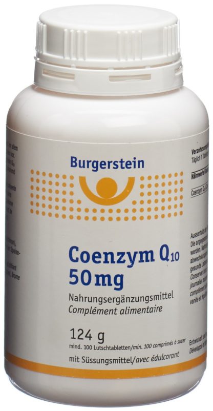 BURGERSTEIN Coenzym Q10 Lutschtabl 50 mg 100 Stk – Bild 2