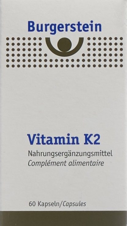BURGERSTEIN Vitamin K2 Kaps 180 mcg Ds 60 Stk