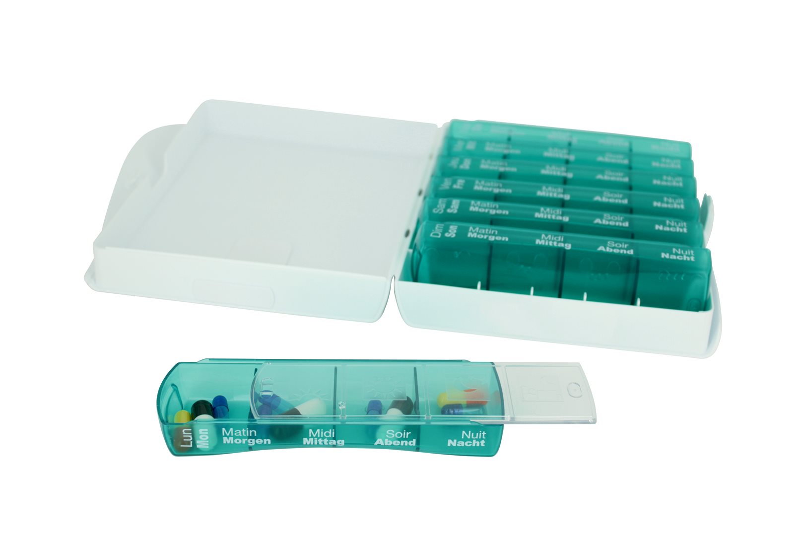 PILBOX Zen Medikamentenspender 7 Tage D/F – Bild 5