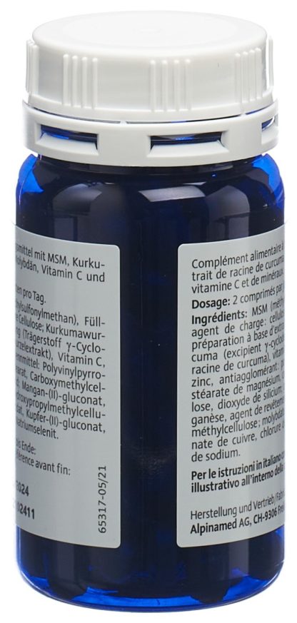 ALPINAMED MSM Curcuma Tabl Ds 90 Stk – Bild 8
