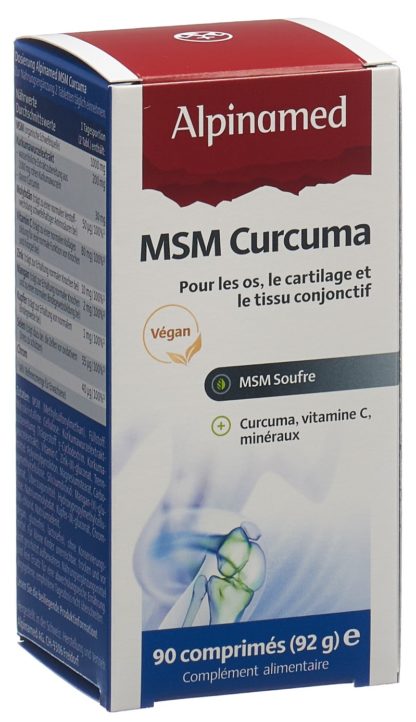 ALPINAMED MSM Curcuma Tabl Ds 90 Stk – Bild 4