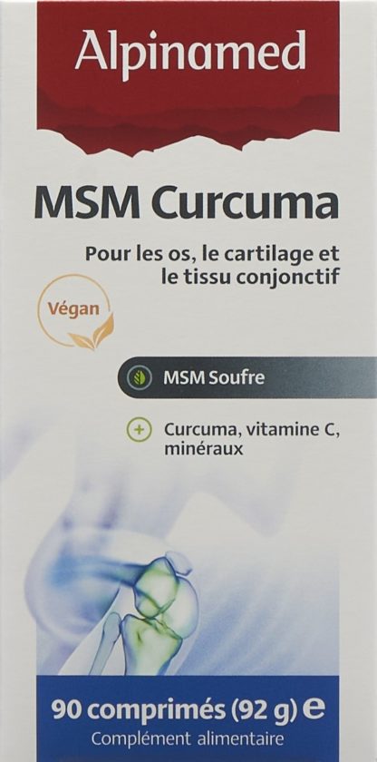 ALPINAMED MSM Curcuma Tabl Ds 90 Stk – Bild 2