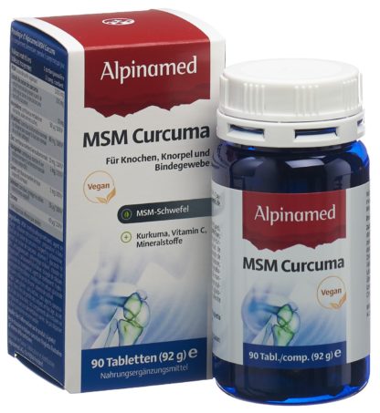 ALPINAMED MSM Curcuma Tabl Ds 90 Stk – Bild 5