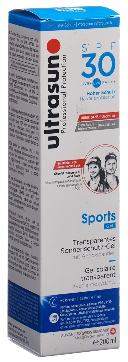 ULTRASUN Sports Gel SPF 30 Fl 200 ml – Bild 2