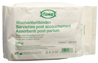 FLAWA Wochenbettbinden MP-K keimreduziert 10 Stk – Bild 2