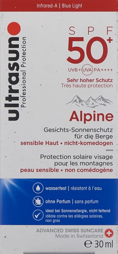 ULTRASUN Alpine SPF50+ Tb 30 ml