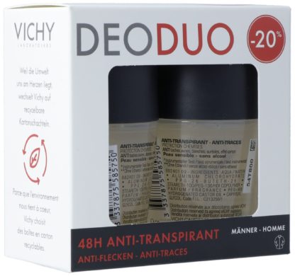 VICHY Homme Deo Anti-Fleck Roll on -20% 2 x 50 ml – Bild 2
