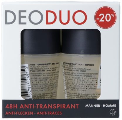 VICHY Homme Deo Anti-Fleck Roll on -20% 2 x 50 ml
