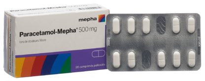 PARACETAMOL Mepha Filmtabl 500 mg 20 Stk – Bild 6