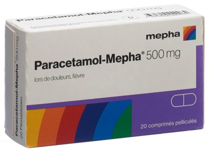 PARACETAMOL Mepha Filmtabl 500 mg 20 Stk – Bild 4