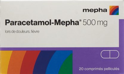 PARACETAMOL Mepha Filmtabl 500 mg 20 Stk – Bild 2
