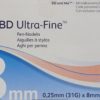 BD ULTRA-FINE Pen Nadel 31G 0.25x8mm 105 Stk