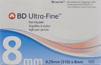 BD ULTRA-FINE Pen Nadel 31G 0.25x8mm 105 Stk