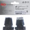 SAHAG Kapseln Pivoflex 19mm schwarz 1 Paar