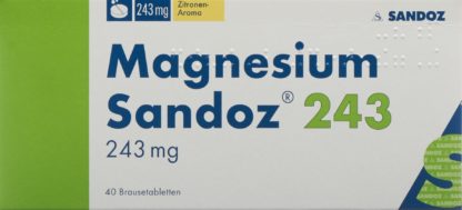 MAGNESIUM Sandoz Brausetabl 243 mg Ds 40 Stk