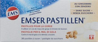 EMSER Pastillen zuckerfrei mit Ingwer 30 Stk – Bild 2