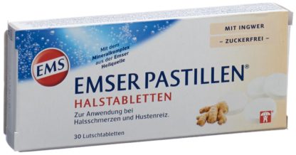 EMSER Pastillen zuckerfrei mit Ingwer 30 Stk – Bild 3