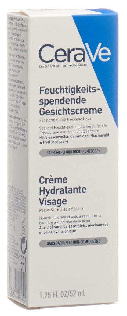 CERAVE Feuchtigkeitsspend Gesichtscr Disp 52 ml – Bild 2