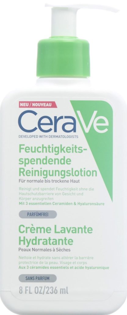 CERAVE Feuchtigkeitsspendende Reinigungslot 236 ml
