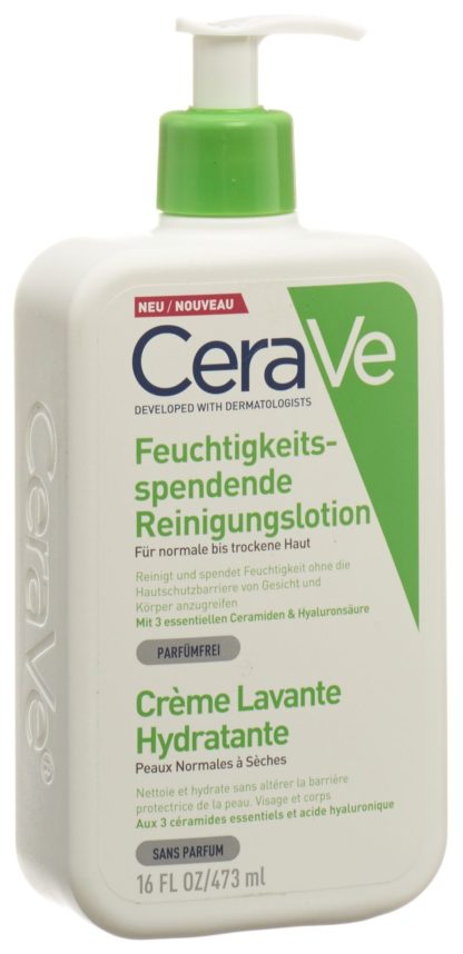CERAVE Feuchtigkeitsspendende Reinigungslot 473 ml – Bild 2