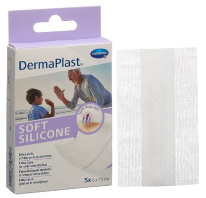 DERMAPLAST Soft Silicone 6x10cm 5 Stk – Bild 3