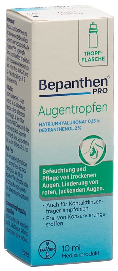 BEPANTHEN PRO Augentropfen Fl 10 ml – Bild 3