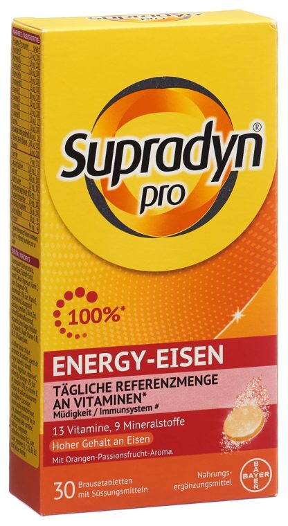SUPRADYN PRO energy eisen Brausetabl 30 Stk – Bild 3