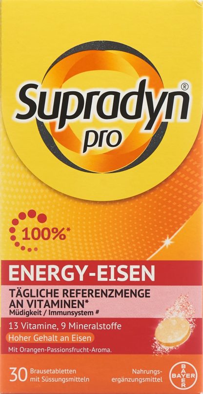 SUPRADYN PRO energy eisen Brausetabl 30 Stk