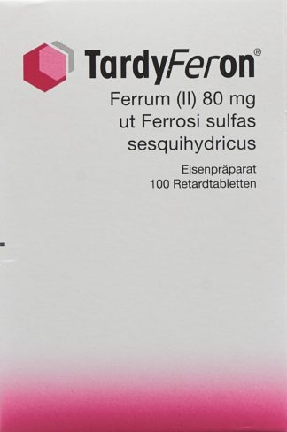 TARDYFERON Ret Tabl 80 mg 100 Stk
