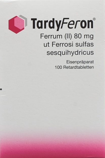 TARDYFERON Ret Tabl 80 mg 100 Stk