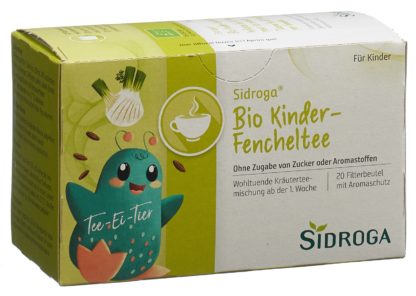 SIDROGA Bio Kinder Fencheltee 20 Stk – Bild 3
