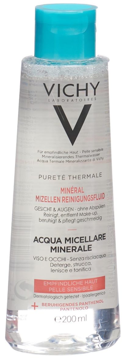 VICHY Pureté Therm Mizellen Rein Flu empf 200 ml – Bild 2