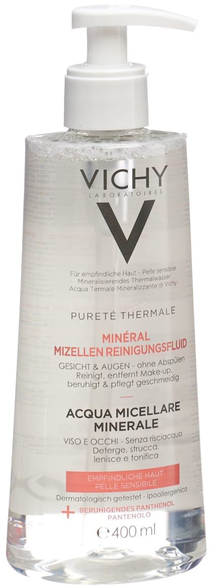 VICHY Pureté Therm Mizellen Rein Flu empf 400 ml – Bild 2