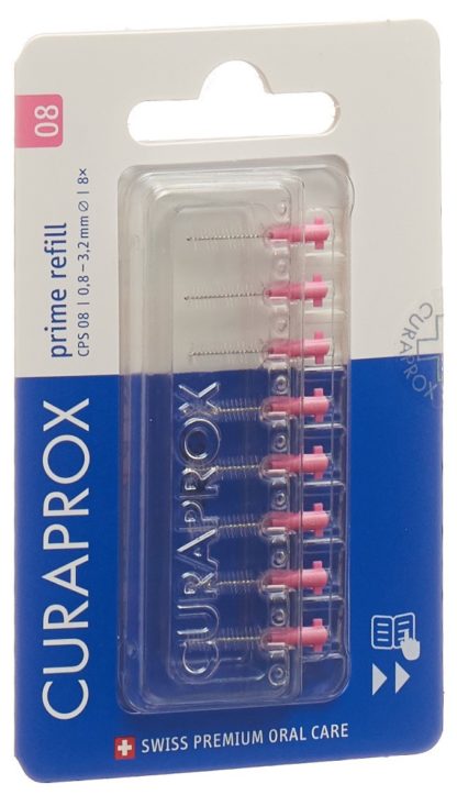 CURAPROX CPS 08 refill Interdentalbürste 8 Stk – Bild 2