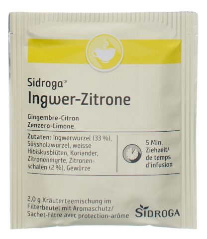 SIDROGA Ingwer-Zitrone Btl 20 Stk – Bild 7