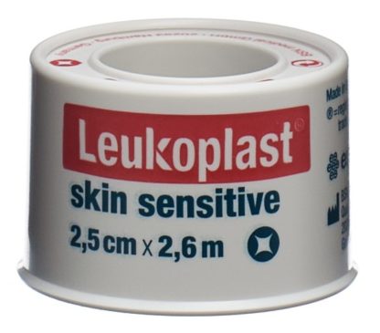 LEUKOPLAST skin sensitive Silik 2.5cmx2.6m Rolle – Bild 2