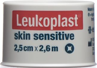 LEUKOPLAST skin sensitive Silik 2.5cmx2.6m Rolle