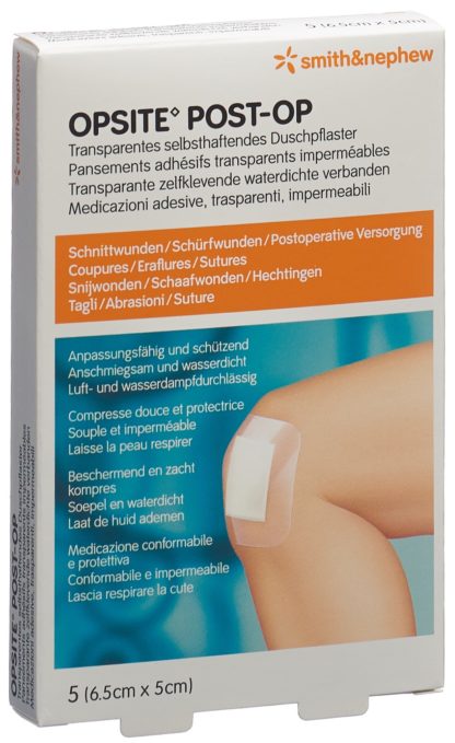 OPSITE POST OP Folienverb 6.5x5cm ster Btl 5 Stk – Bild 2