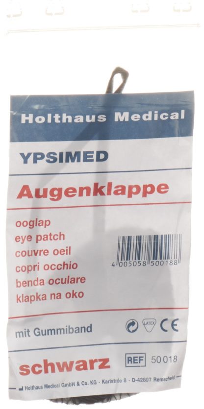 YPSIMED Augenklappe schwarz – Bild 2