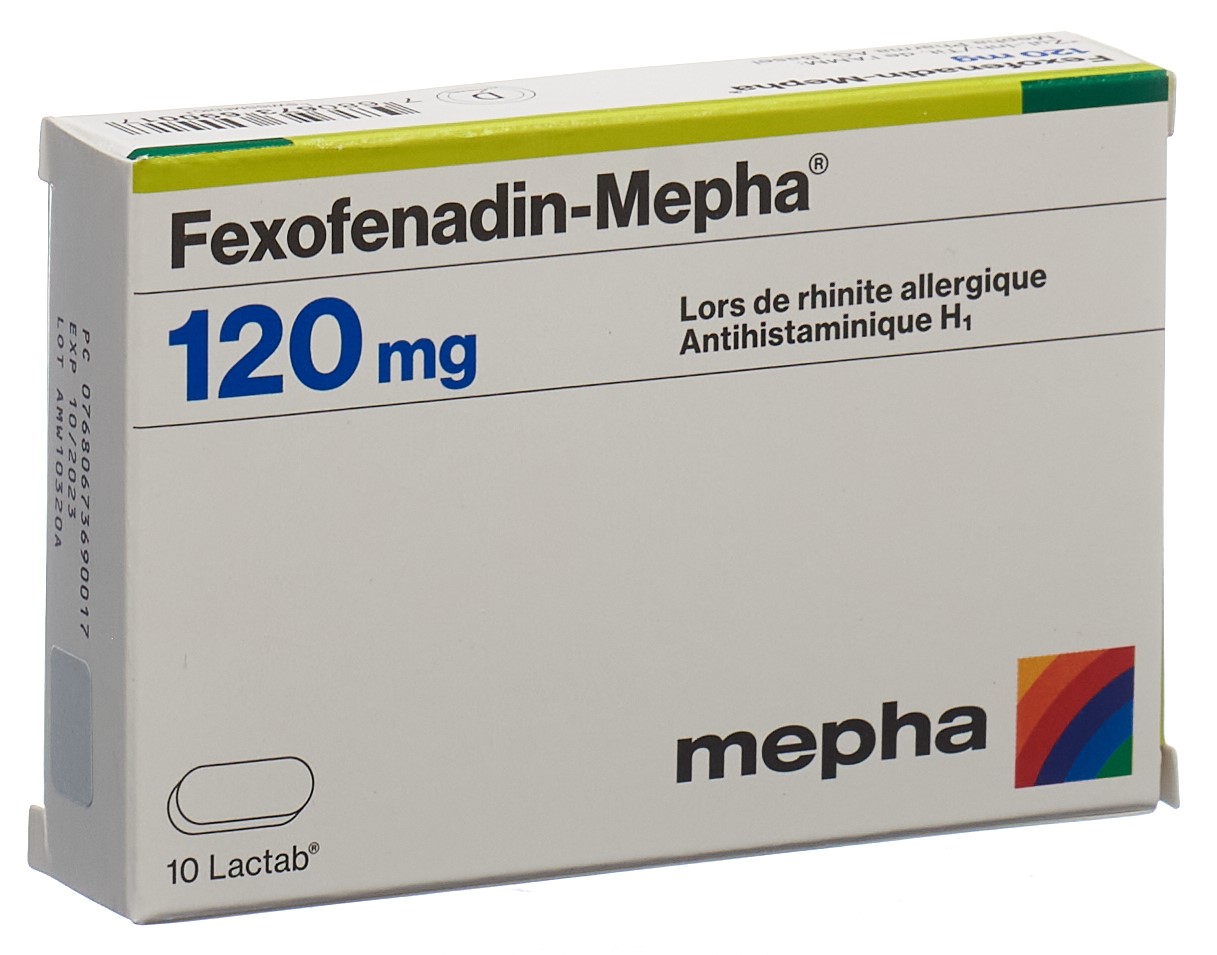 FEXOFENADIN Mepha Lactab 120 mg 10 Stk – Bild 4