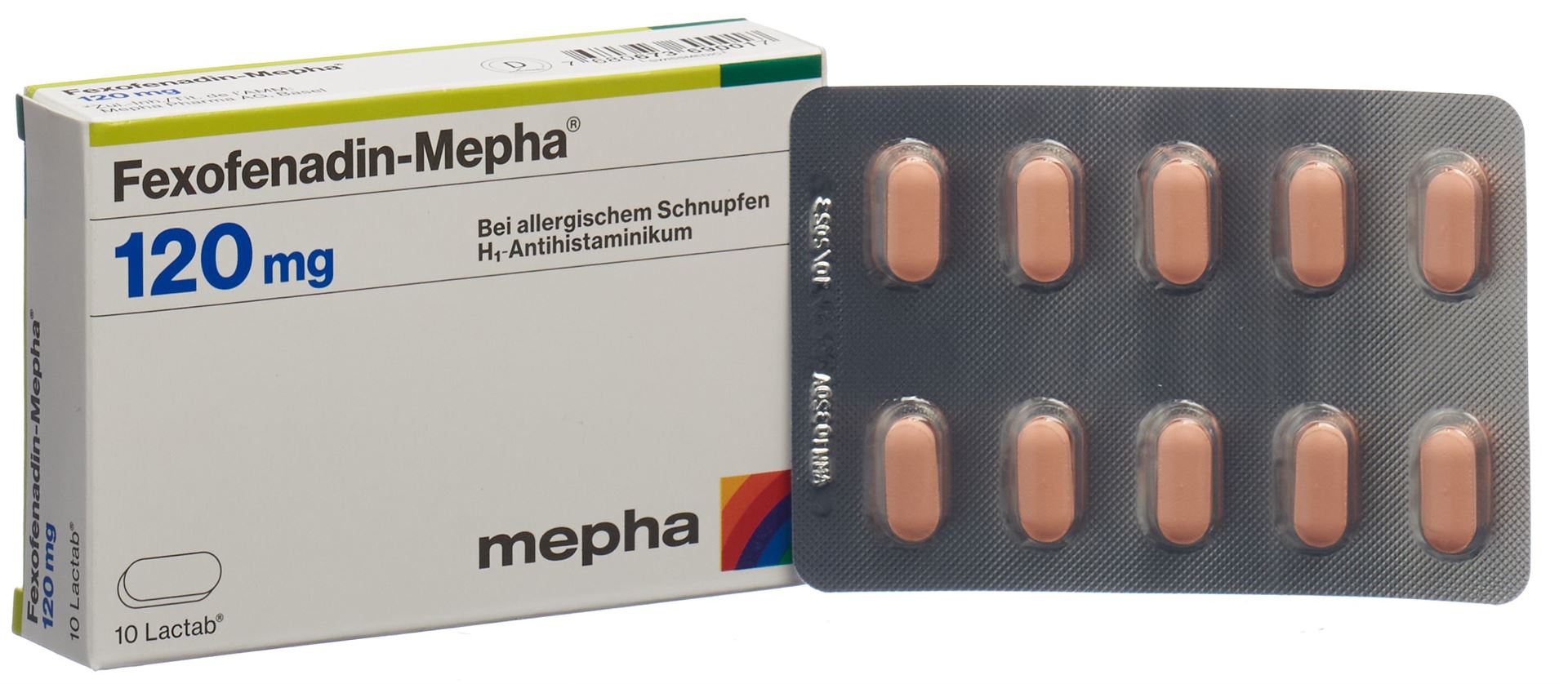 FEXOFENADIN Mepha Lactab 120 mg 10 Stk – Bild 5