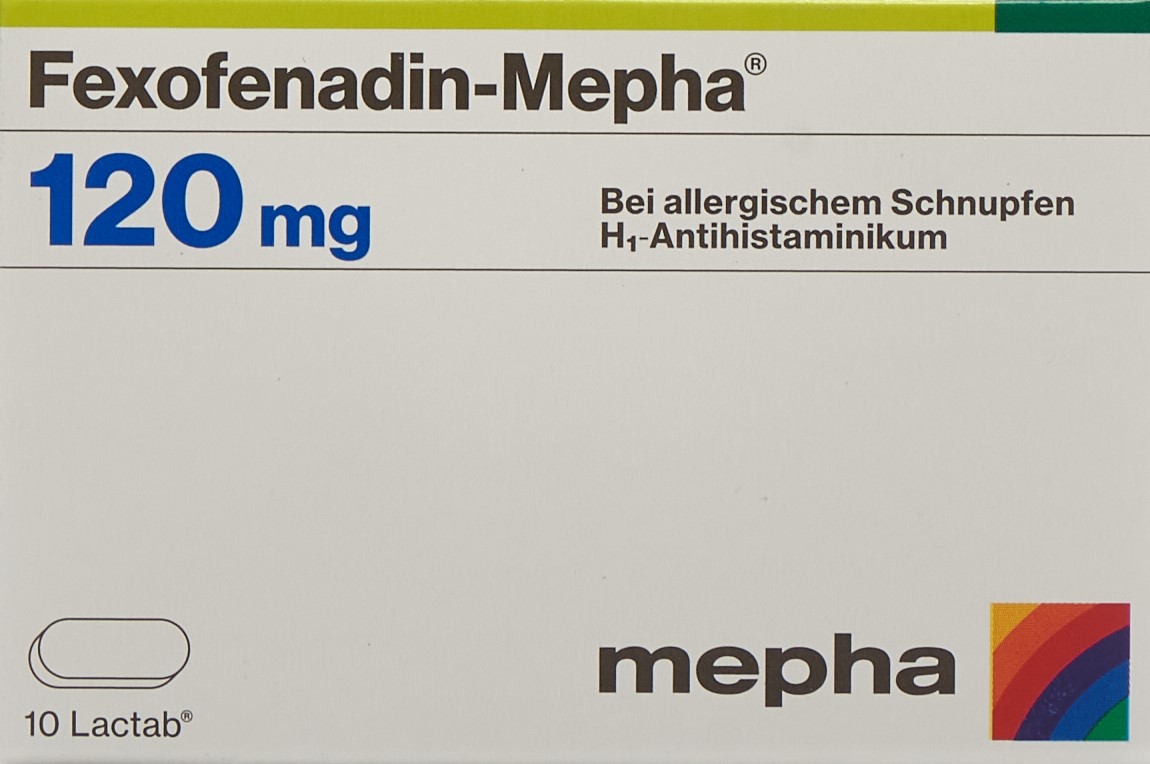 FEXOFENADIN Mepha Lactab 120 mg 10 Stk
