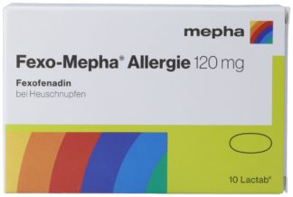 FEXO Mepha Allergie Lactab 120 mg 10 Stk