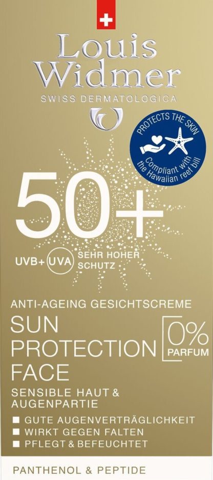 WIDMER Sun Protection Face 50 Unparf 50 ml